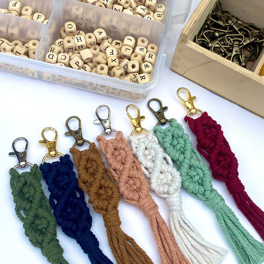 Unique Macrome Keychain |Gift for Bridesmaid |Boho Baby Shower Favor