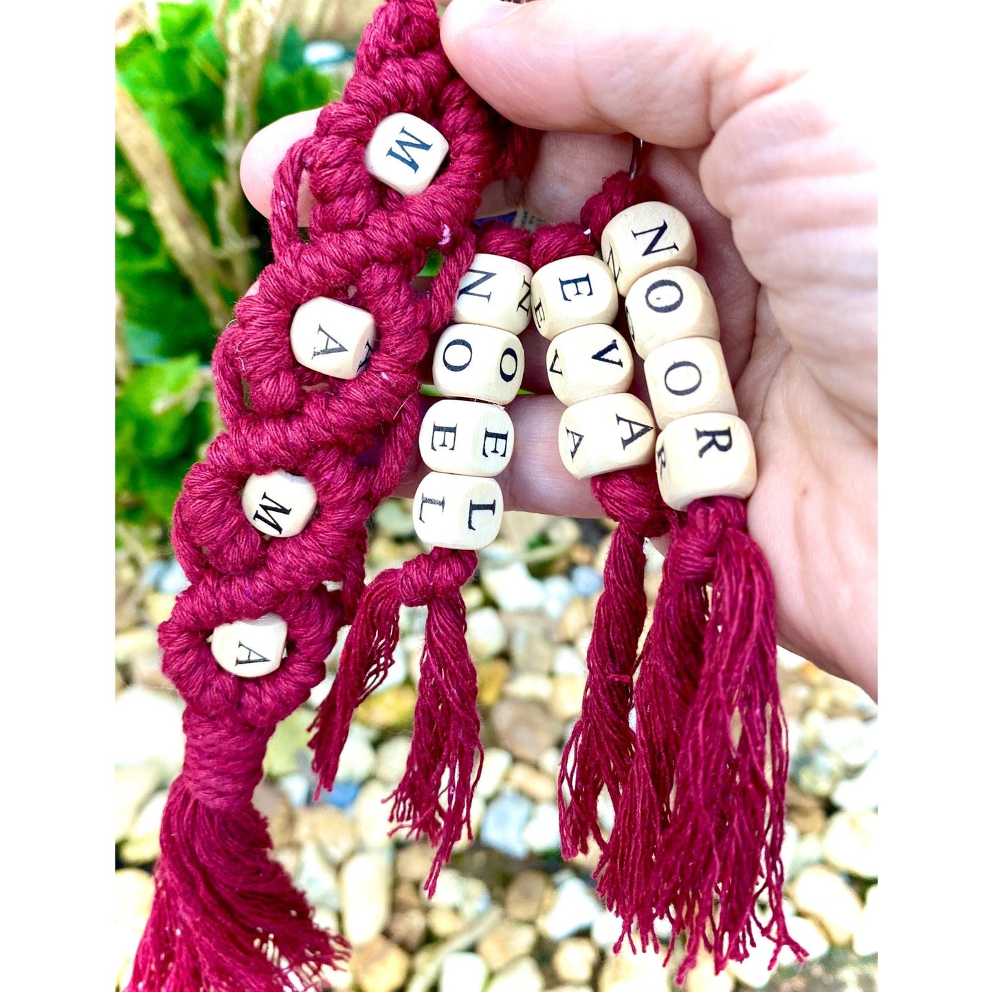 Custom Keychain/Personalized  Keychain/ Macrame Keychain/Mama Keychain/ Name Keychain/ Gift for Mom/  Baby Shower Gift Favor