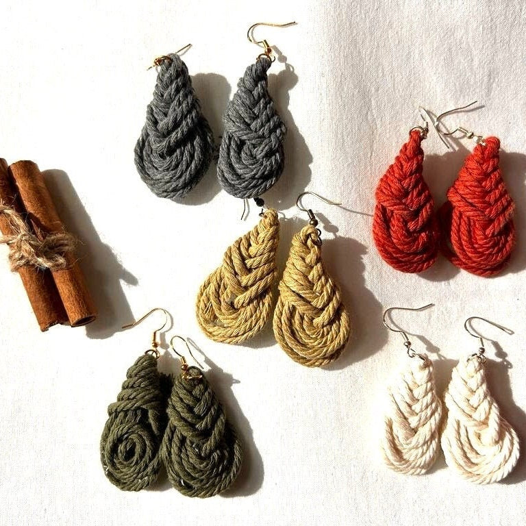 Macrame  Earring| Bohomien tassel Earring| Boho Macrame Jewelry